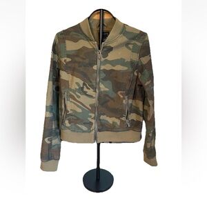 Lily & Lottie Women's Camouflage Bomber Jacket